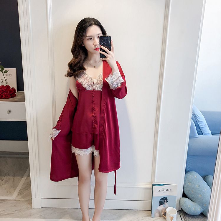 womens dark red suit