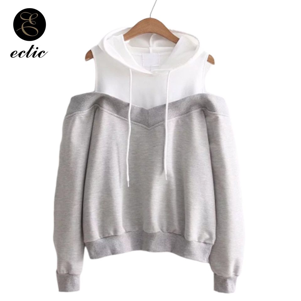 Compra Sudaderas Con Capucha Para Mujer Sudaderas Falsas Dos Piezas Poleron  Mujer 2021 Hombro Frío Hoodie Harajuku Kawaii Sudadera Negra Negra Mujeres  Color Barato | Entrega Rápida Y Calidad | Es.Dhgate