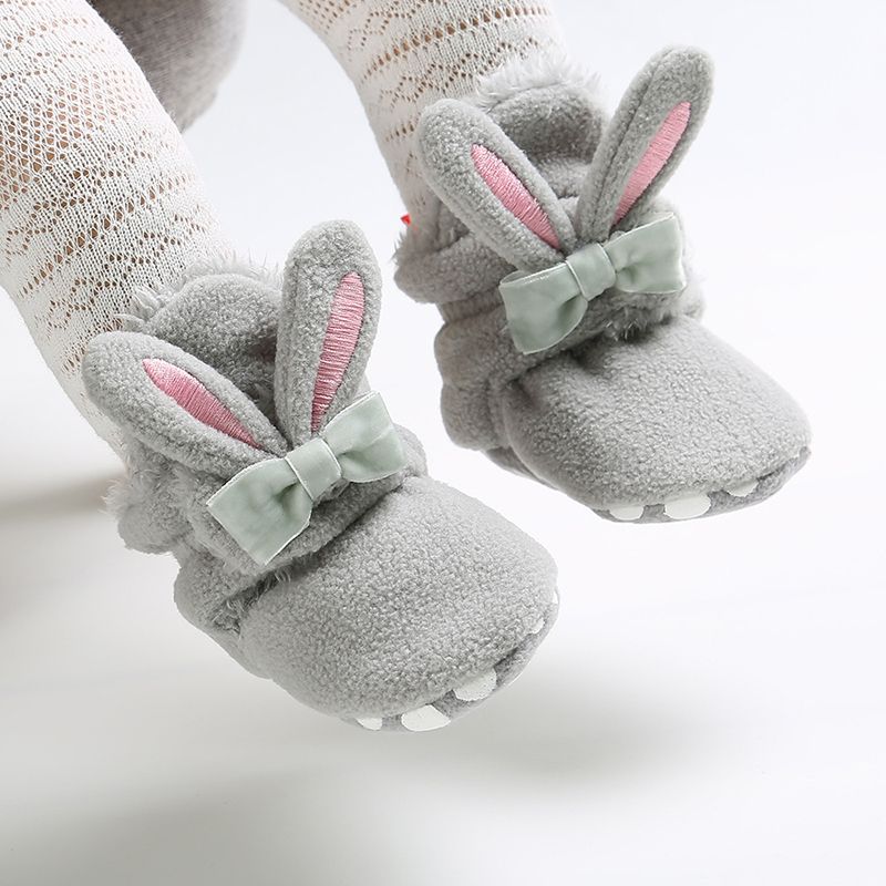 fleece infant booties