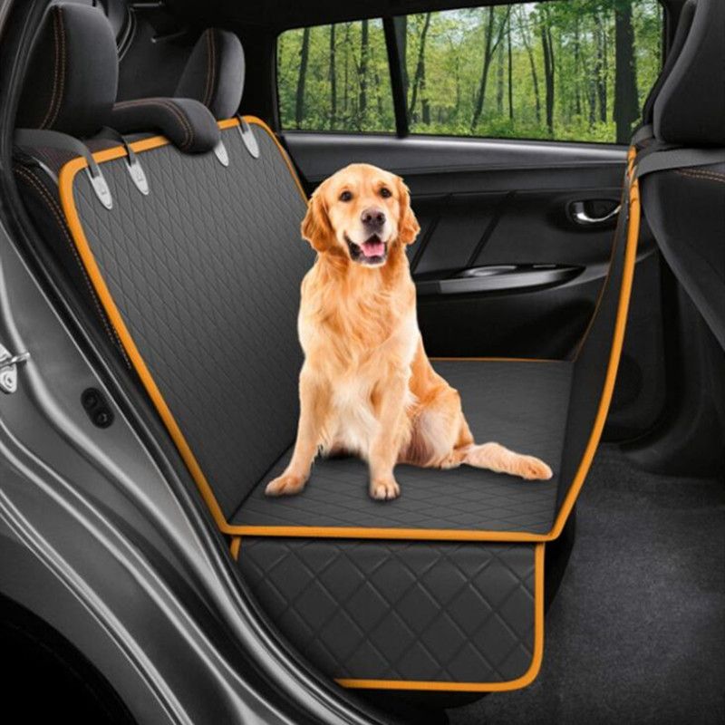 2021 Eu Pets Deluxe Extra Large Dog Car Back Seat Cover For Cars Trucks Suvs Thick Durable Hammock Convertible Waterproof Non Slip Backing Black From Lter 34 58 Dhgate Com - Large Dog Seat Covers For Trucks