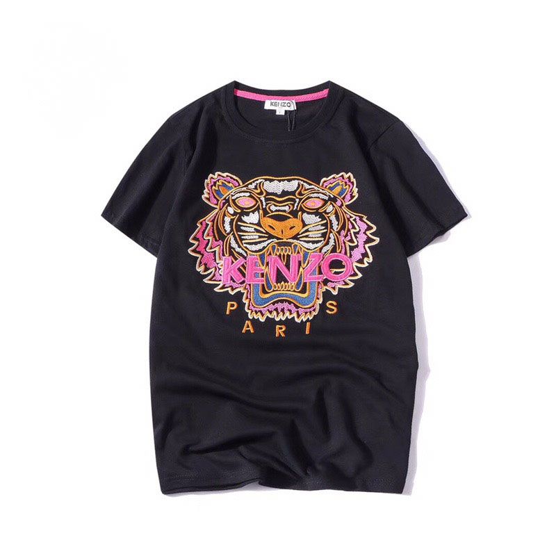 camiseta kenzo tee marca para mujer para men de lujo de diseño de camisetas del miedo bordado calidad de las tapas ocasionales de la t shirt