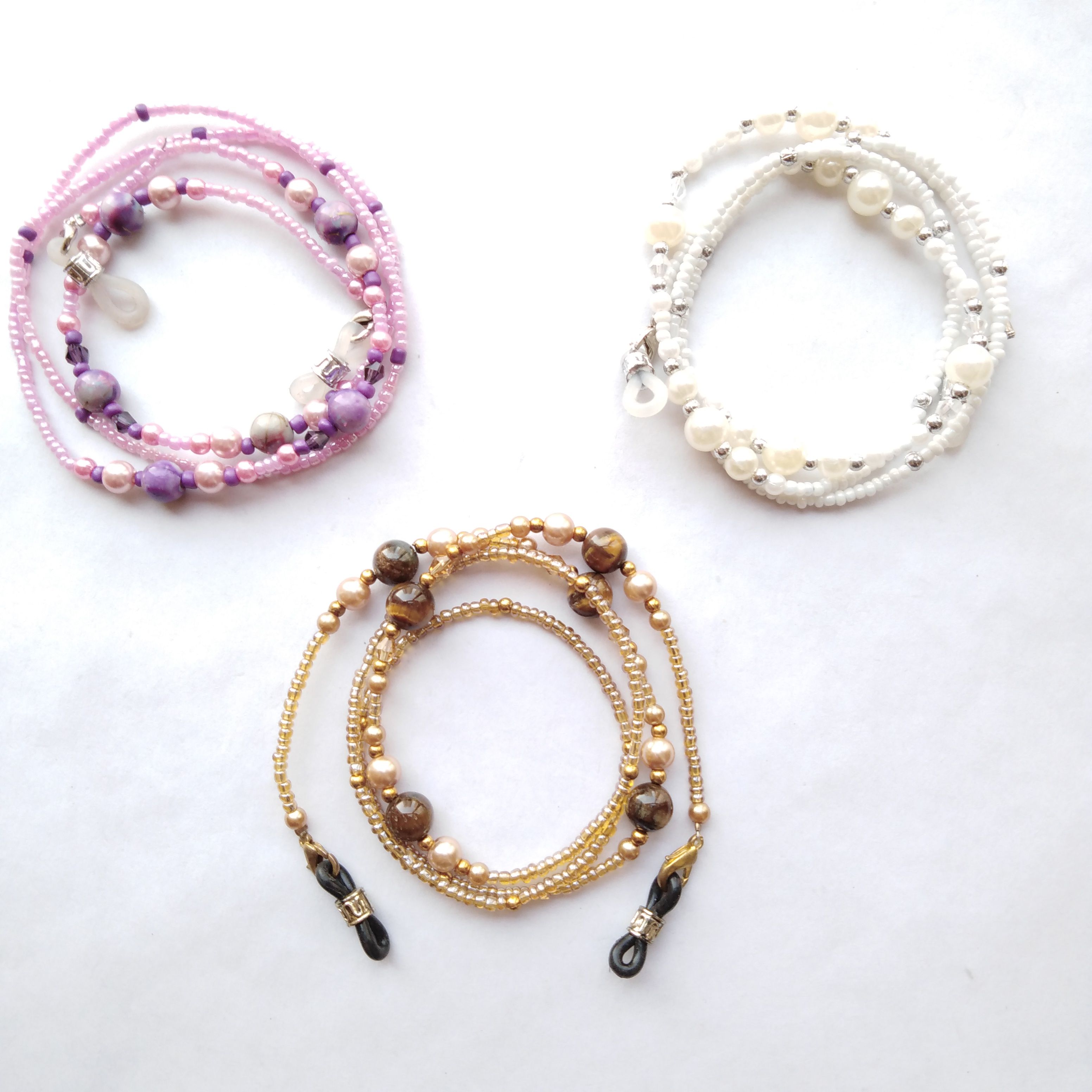 2020 Eyeglass Acrylic Beaded Chain Sunglass Retainer Reading Glasses