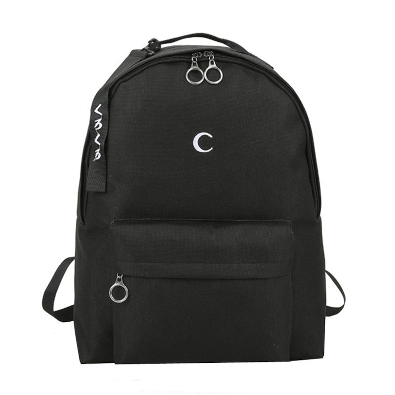 Compra Harajuku Hombres Mochila Negro Bordado Luna Cruz Mochila Bolsas  Escolares Para Adolescentes Chicas Niños Estudiantes Bolsa De Viaje Barato  | Entrega Rápida Y Calidad | Es.Dhgate