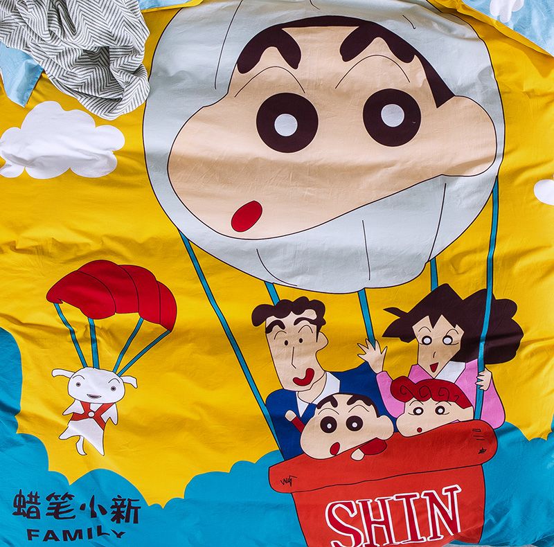 Anime Crayon Shin Chan Bedding Set Kids High Quality Cotton Autumn Duvet Cover Bed Sheet Pillowcases 3 Twin Queen Size 2019 From Qinqinmeling 157 62 Dhgate Com