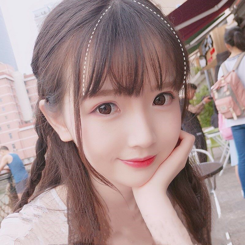 As Real Human Hair Thin Neat Air Bangs Clip In Korean Fringe
