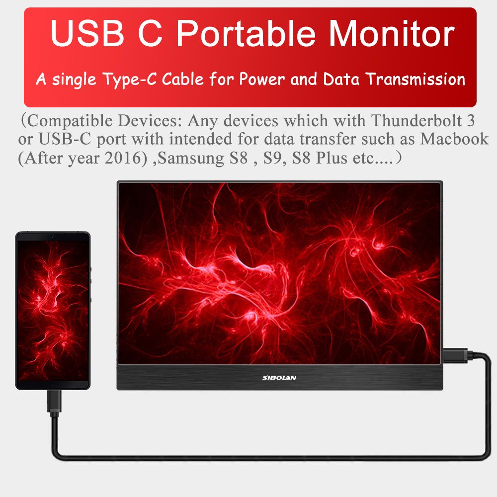 SIBOLAN S14ac 15.6 Inch 1080P FHD USB 