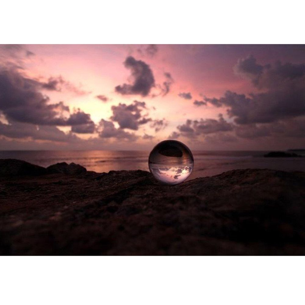 60mm Clear K9 Crystal Ball Photography Glass Lens Sphere Ball with Stand 60mm Clear K9 Crystal Ball Photography Glass Lens Sphere Ball with Stand