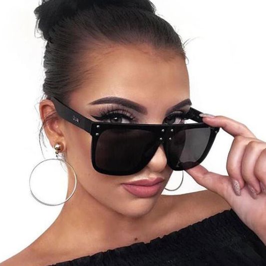 Diseñador de marca Gafas de sol cuadradas grandes Gafas demujer Diseñador de marca Gafas de sol cuadradas grandes Gafas demujer