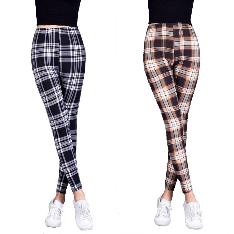 tight plaid pants womens