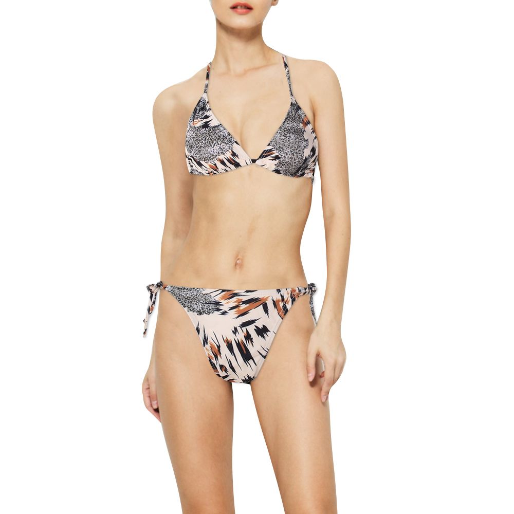 leopard print beach wear