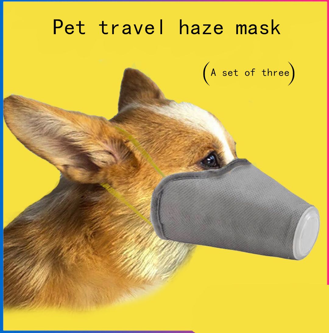 2020 2020 Hot Sale Pet Dog Supplies Dog Smog Mask Breathing Dust