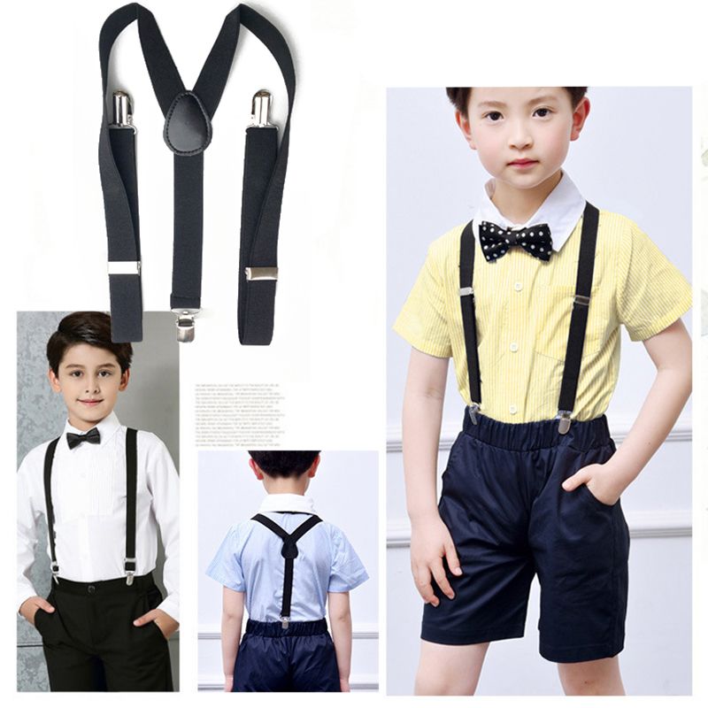 Red Plaid Tartan Suspenders /& Bow Tie Matching Set Baby Toddler Kids Wedding