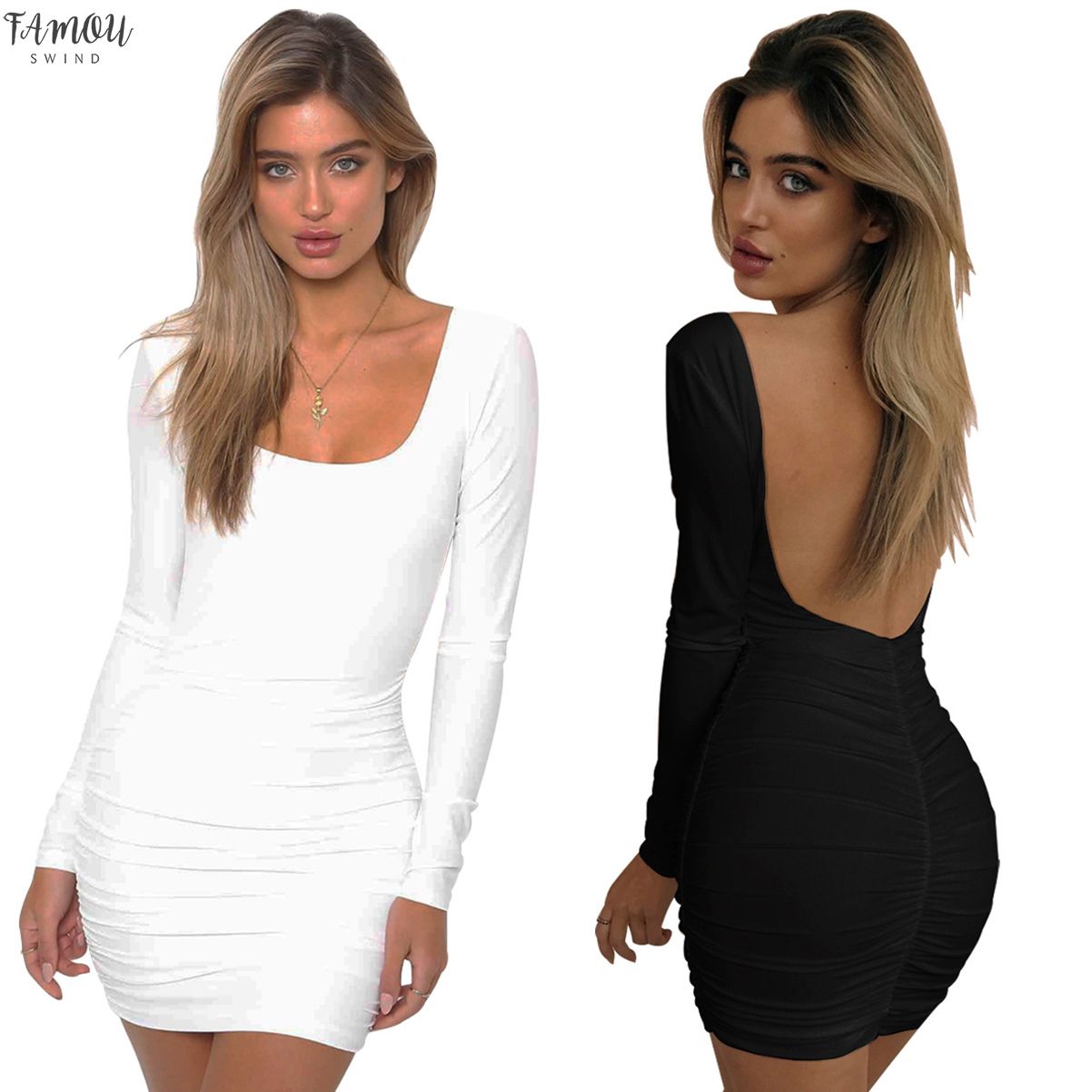 wrap club dress