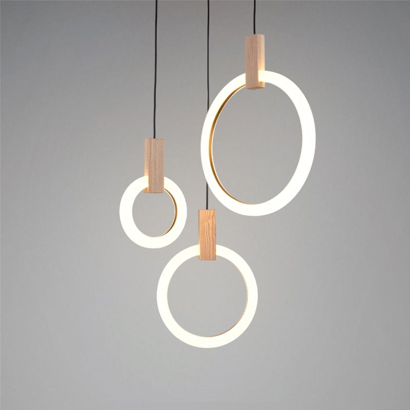 nordic wood pendant light