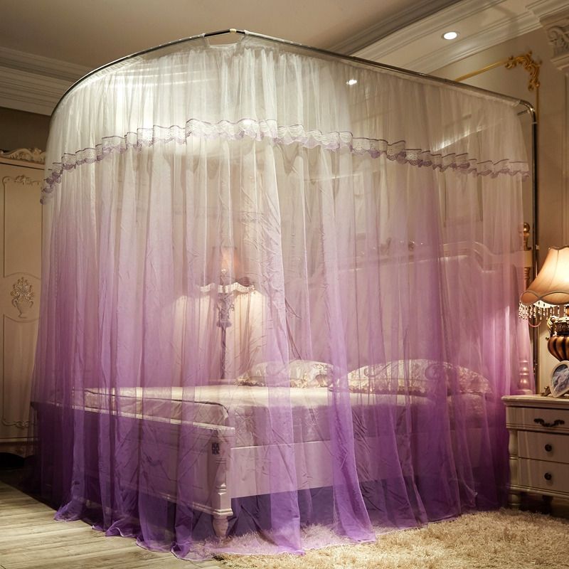 New Luxury Three Open Door Fishing Rod Retractable Mosquito Net