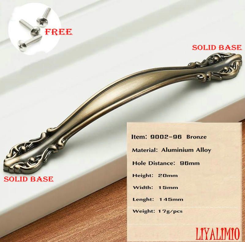 2019 9002 96 Bronze Door Handles Wardrobe Drawer Pulls Kitchen