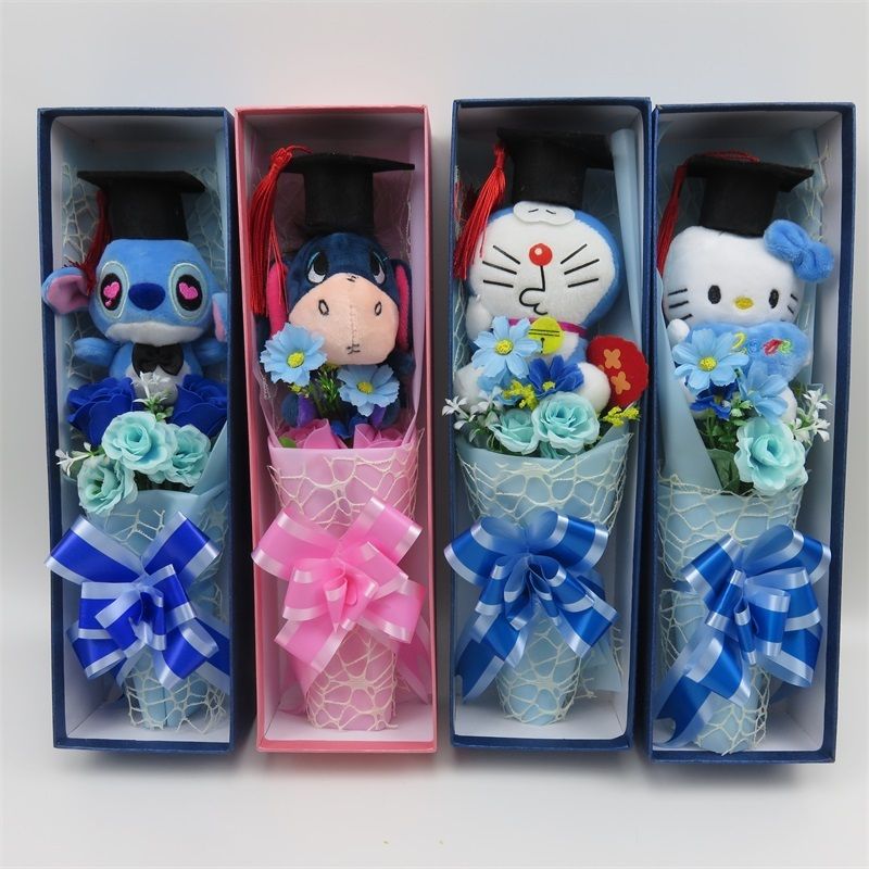 graduation cat plush
