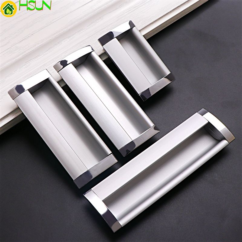 2019 Aluminum Alloy Hidden Door Handles Recessed Handles Cabinets Cupboard Pull Concealed Sliding Door Handles Furniture Hardware From Jmqj66 1 84