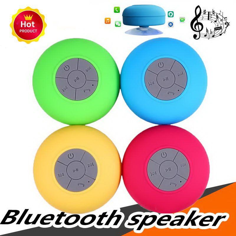 Waterproof Bluetooth Wireless Shower Speaker Handsfree Music Mic Suction Car