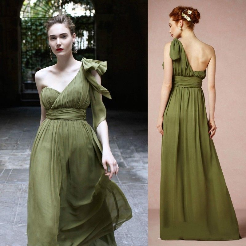 olive bridesmaid dresses