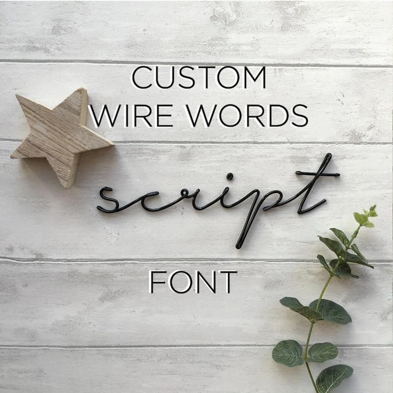 2020 Wire Words Script Font Custom Words Wire Wall Art Words Home Decoration Decorative Craft Home Decor Handmade Office Art Culture From Weddingdesigh 2 56 Dhgate Com