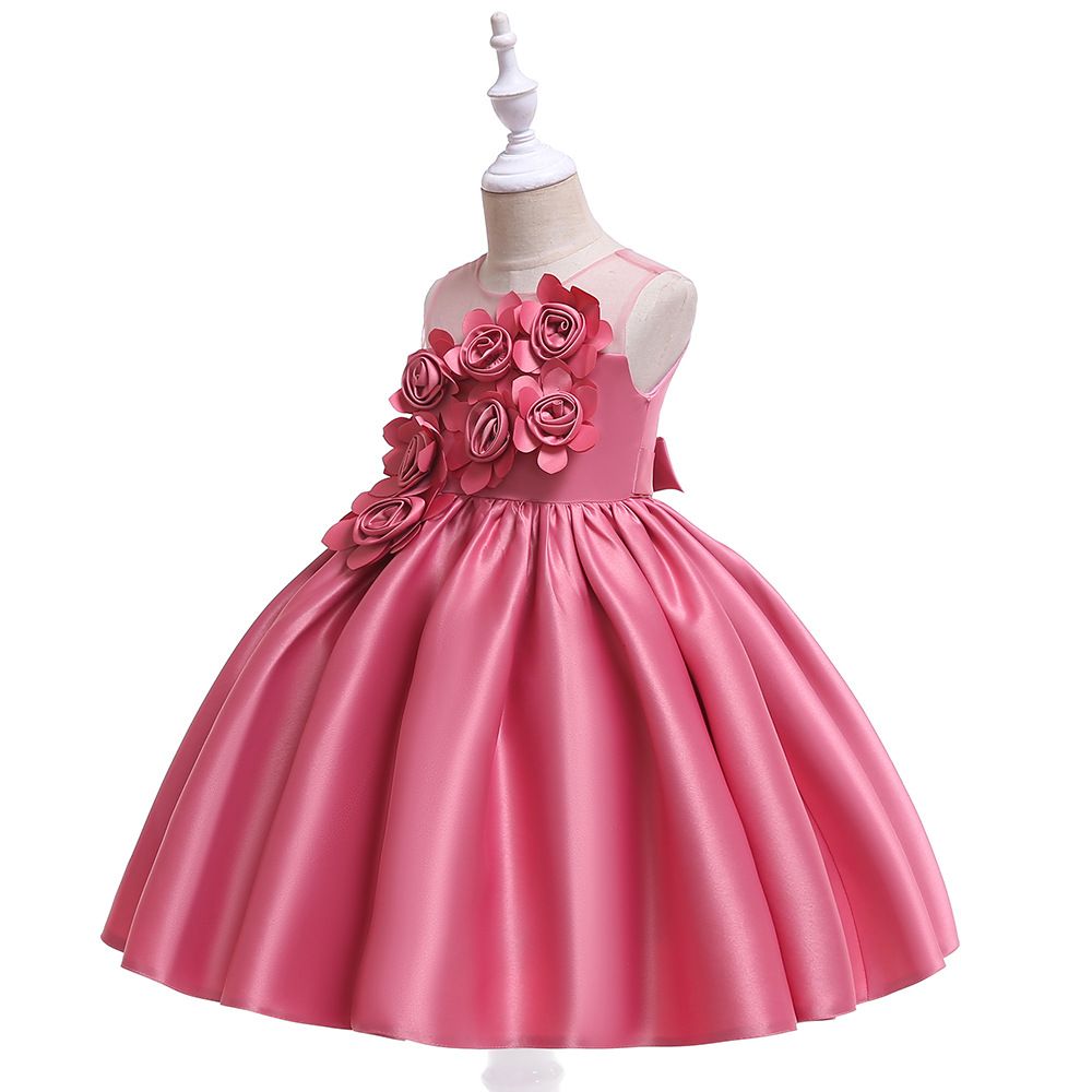 satin frock design