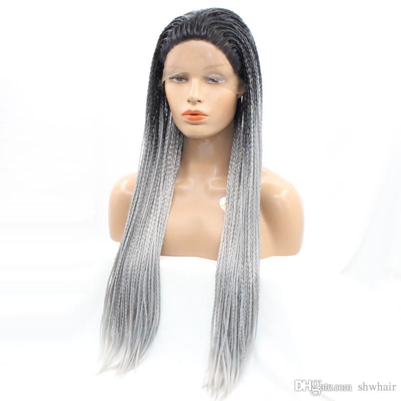 gray colored wigs