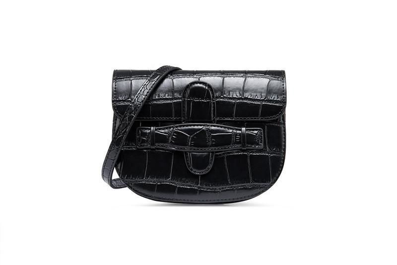 crocodile waist bag