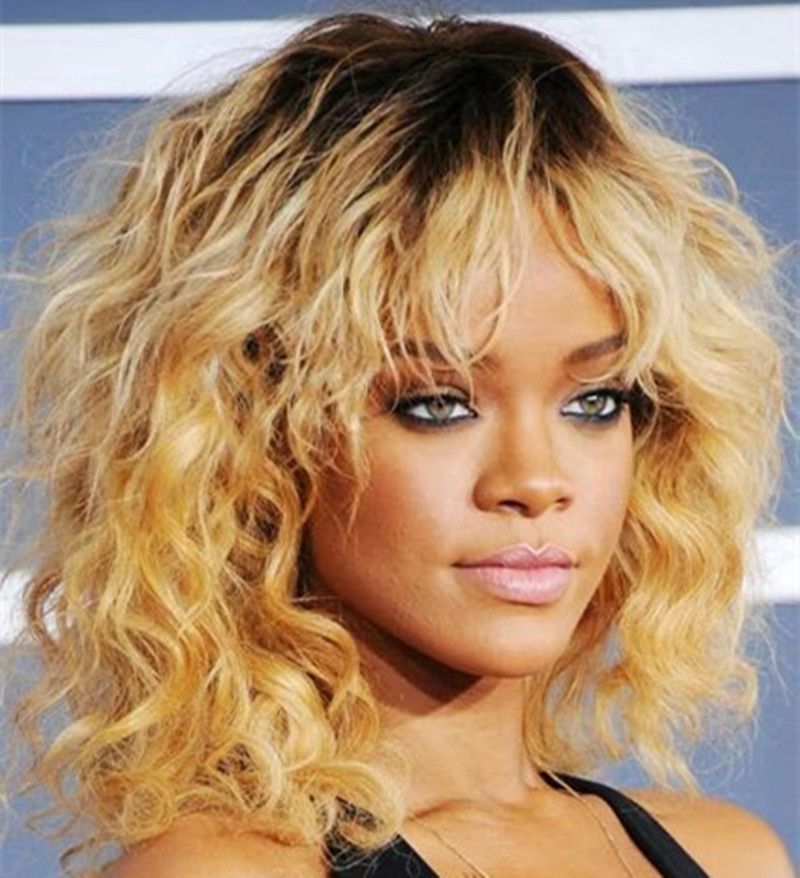 Grosshandel Rihanna Ombre Blonde Highlight Menschenhaar 100 Remy Glueless Volle Spitze Perucke Preplucked Naturlicher Haarstrich Wavy Curly Mit Baby Haar Von Divaswigszhou1 63 57 Auf De Dhgate Com Dhgate