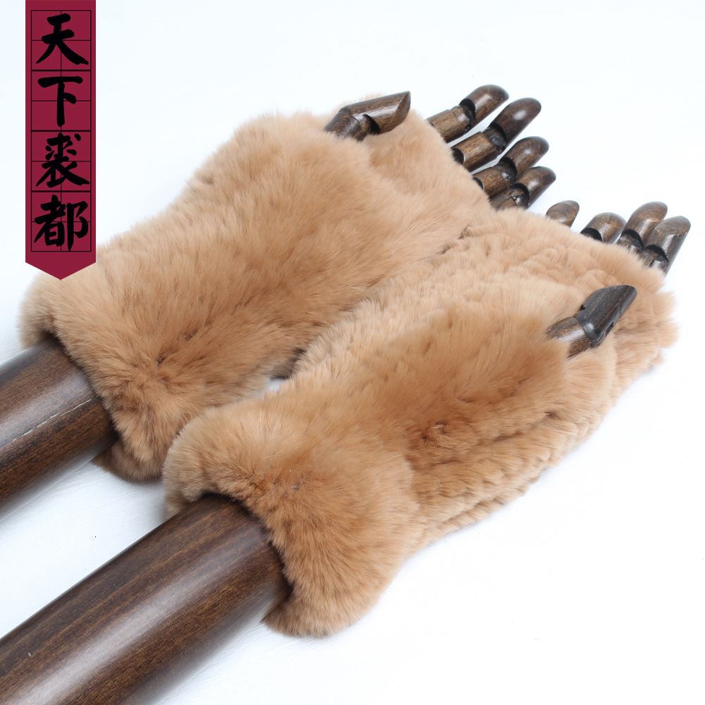 real rabbit fur mittens