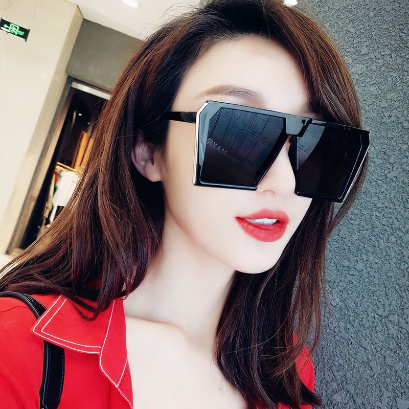 large red sunglasses