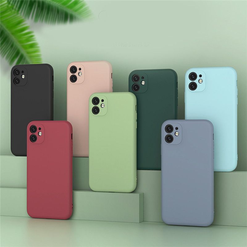 Fine Hole Protection Phone Case For Apple Iphone Xs 11 Pro Max Xr Dark Green Soft Silicone For Iphone 11 Pro Xr From Ivylovme 0 63 Dhgate Com