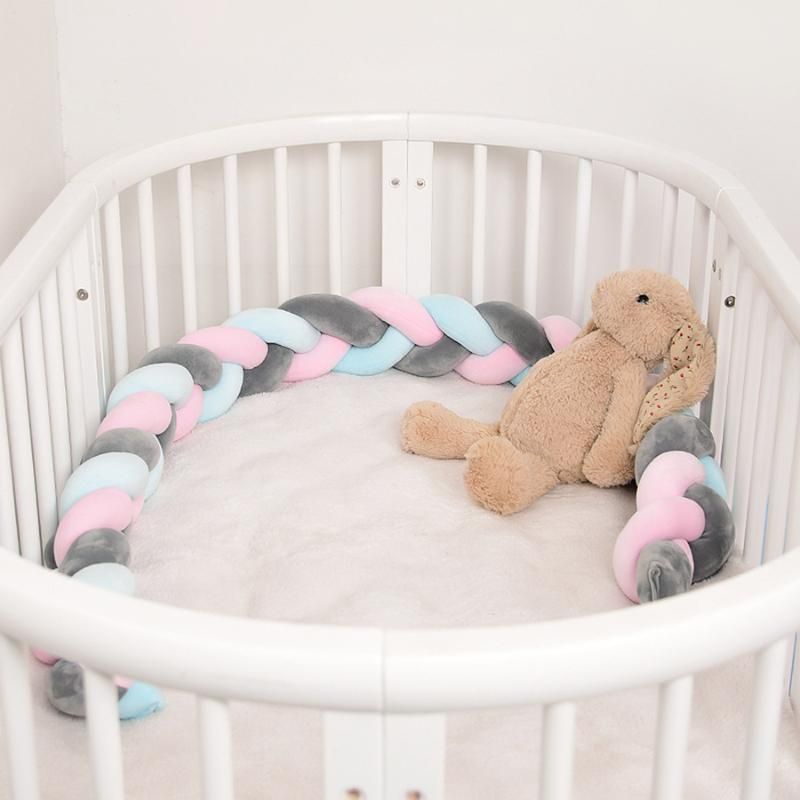 diy braided crib bumper