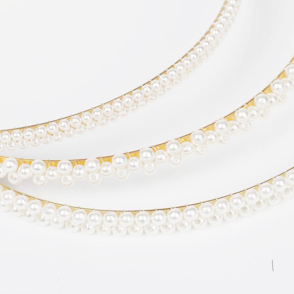 Imitation Pearl Hair Band Girls Hair Accessories Women Headband Wedding Party Bridal Hair Hoop,Style 1