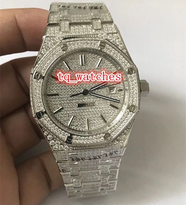 watch with diamond face