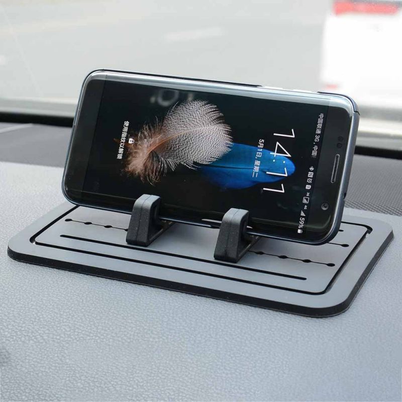 Car Silicone Anti Slip Pad Dash Mat Cell Phone Mount Holder Gps