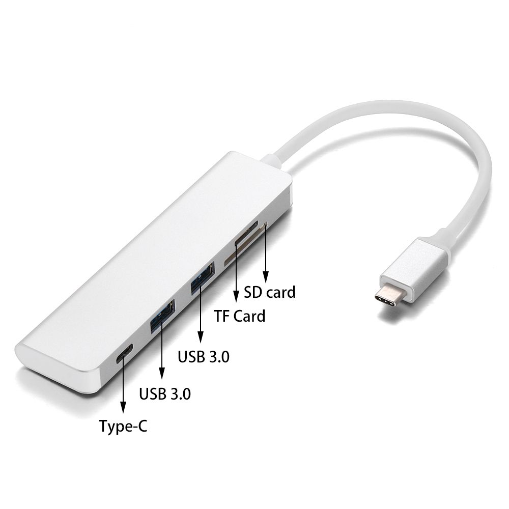LICHENGXI-US USB hubs for Smartphones Type-C USB hubs Color : Black LICHENGXI-US USB hubs for Smartphones Type-C USB hubs Color : Black