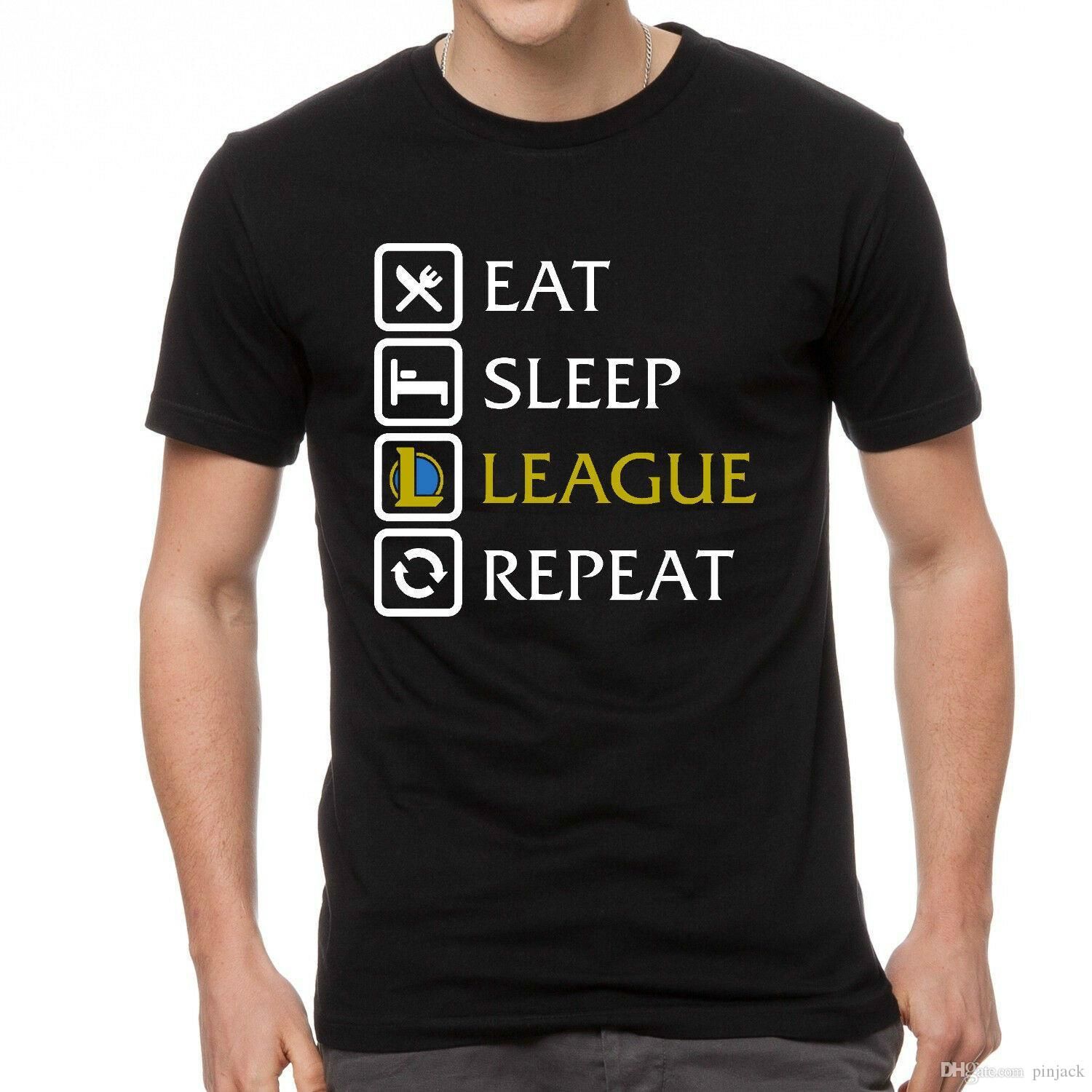 League Of Legends LoL Gamer Eat Sleep Repeat Championship Series T ...