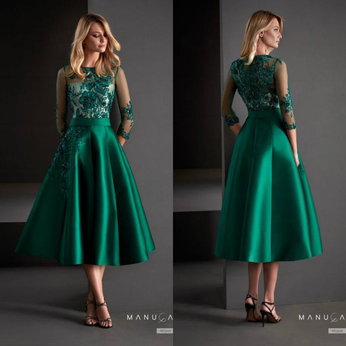 2020 Green Mother Of The Bride Dresses A Line Satin