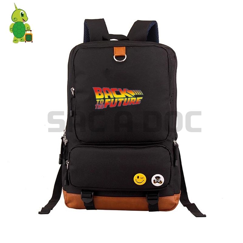 Compra Regreso Al Futuro Impresión Mochilas Grande Del Bolso De Escuela De  La Capacidad Para Adolescentes Estudiantes Diariamente Mochila De Lona  Mochila Para Portátil Barato | Entrega Rápida Y Calidad | Es.Dhgate