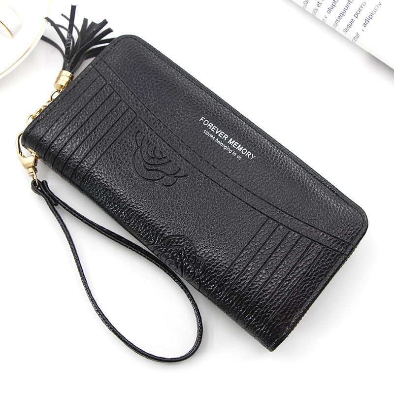 2018 New Womens Wallet First Layer Leather Long Leather Wallet HHF Purses /& Wallets Large Capacity Wallet Clutch Purse