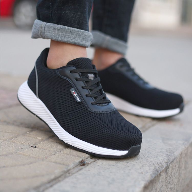 Compra Calientes Zapatos De Punta De Trabajo Para Protección Remates  Respirables Ligeros Zapatos Anti Estática Reflectante Informal Construcción  Ligera Y Transpirable Hombres De Seguridad Barato | Entrega Rápida Y  Calidad | Es.Dhgate