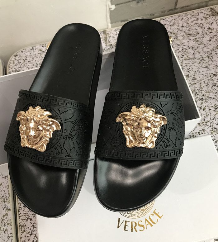 ladies versace sliders