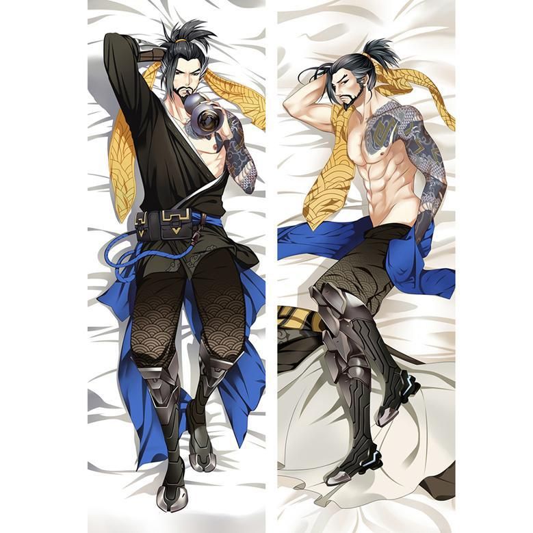 Bl Male Japanese Characters Anime Cosplay Ow Hot Hanzo Throw Otaku