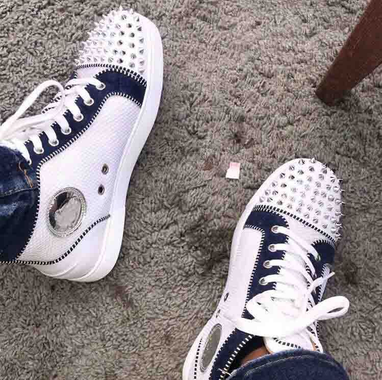 womens studded high top sneakers