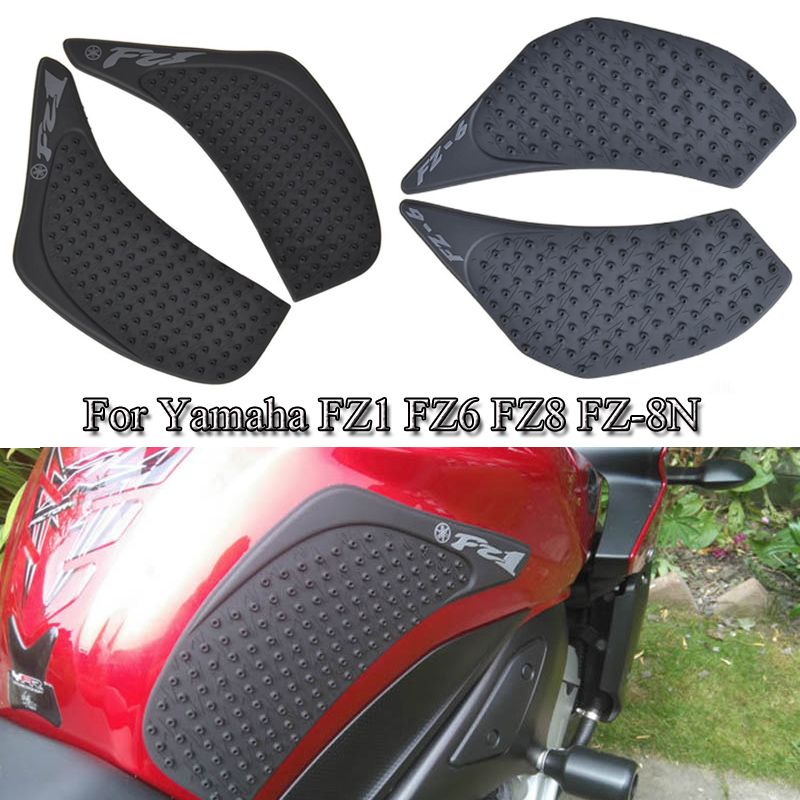 Motorbick Gas Tank Pad Traction Side Knee Grips Calcoman/ías Protector Para Yamaha FZ6 2006-2010