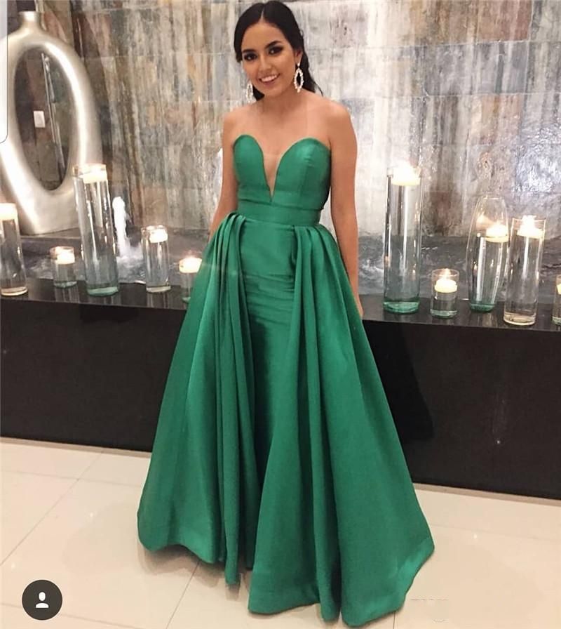 dark green prom dresses 2019
