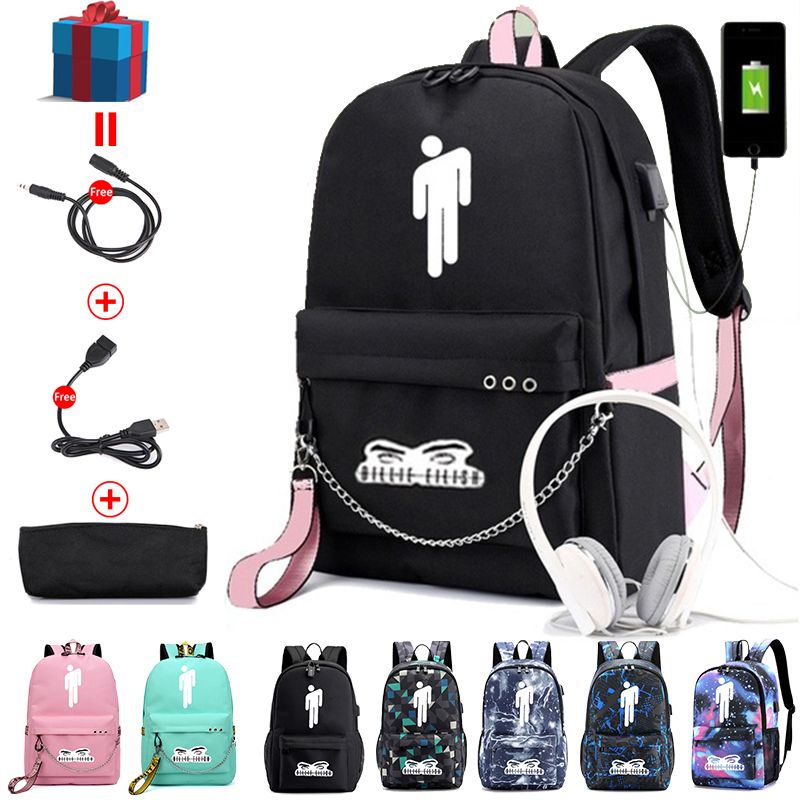 Billie eilish top school backpack