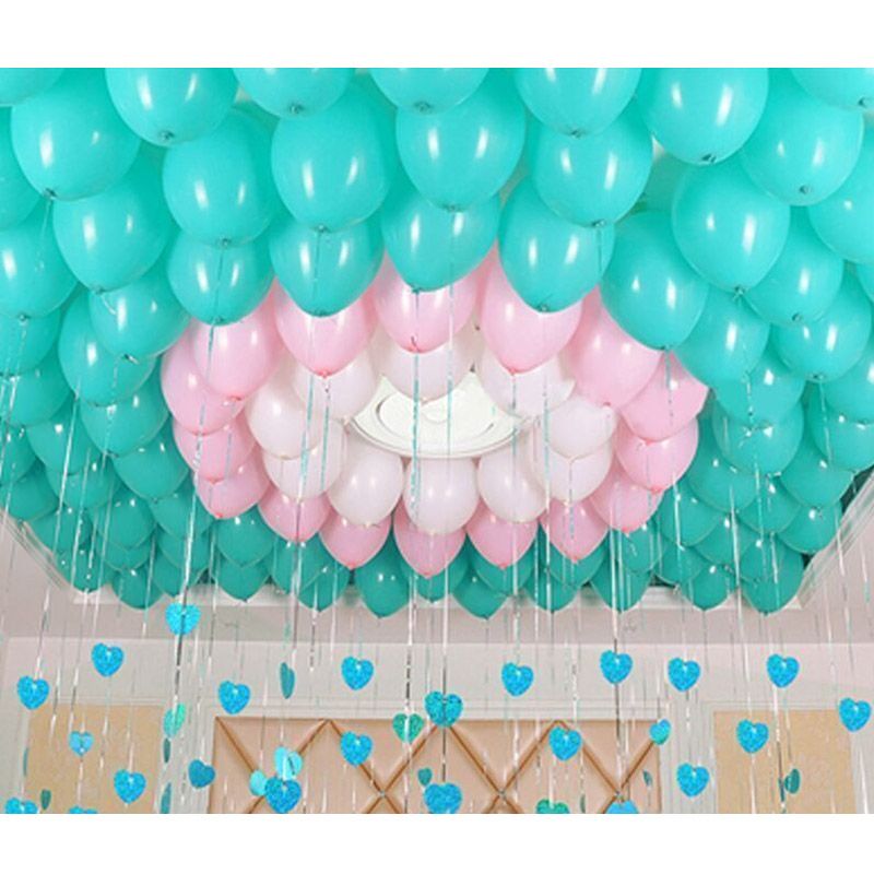 Marriage Room Balloon Accessories Decor Ribbon Rain Pendants Cloth