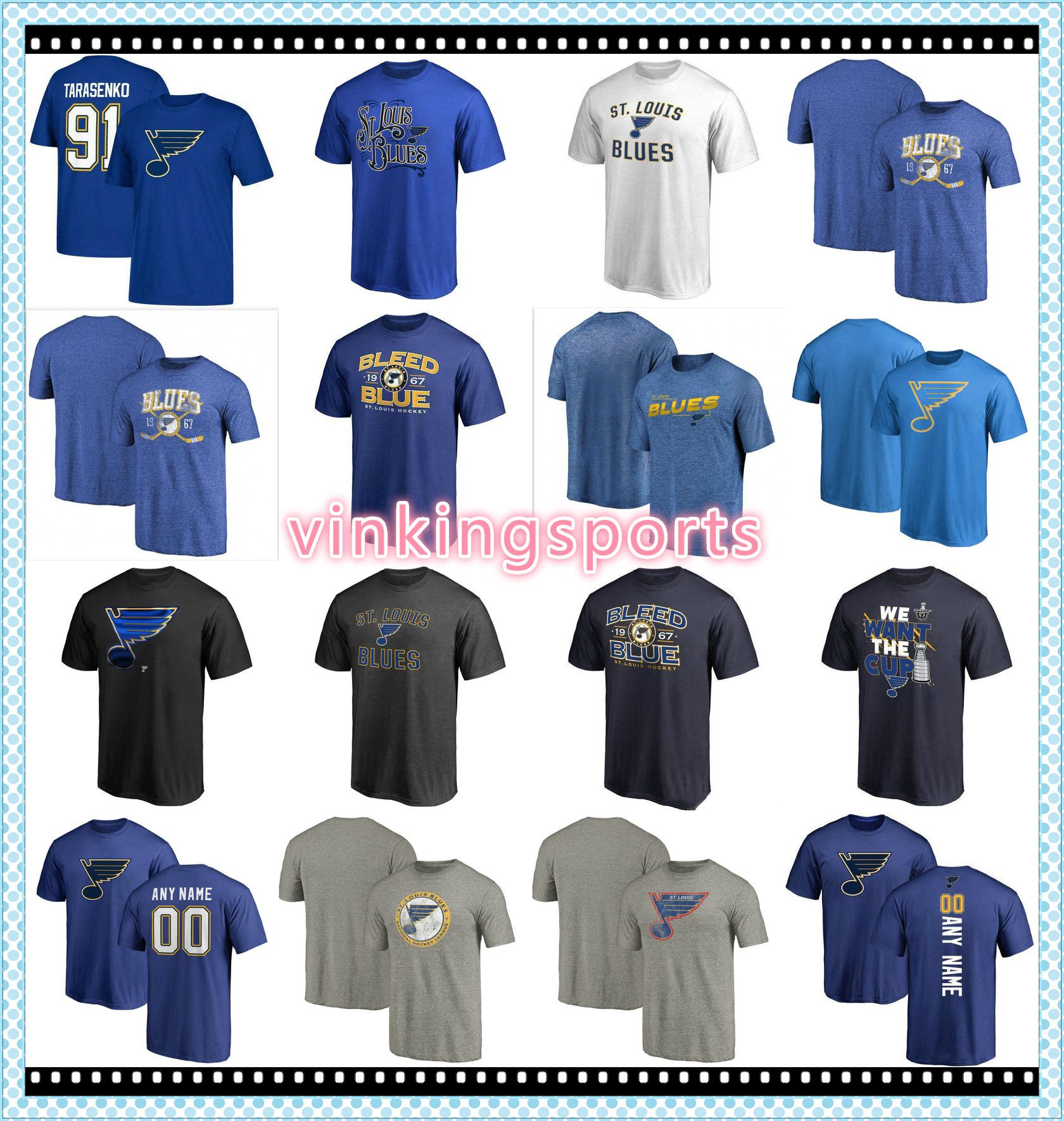 st louis blues player t shirt